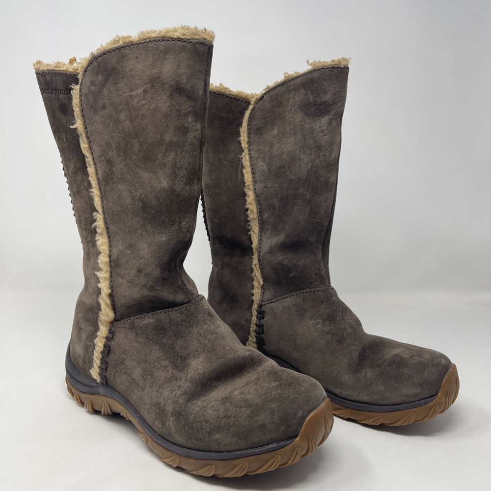 Patagonia Lugano Espresso Waterproof Primaloft Polartec Boots Women's Size 5.5